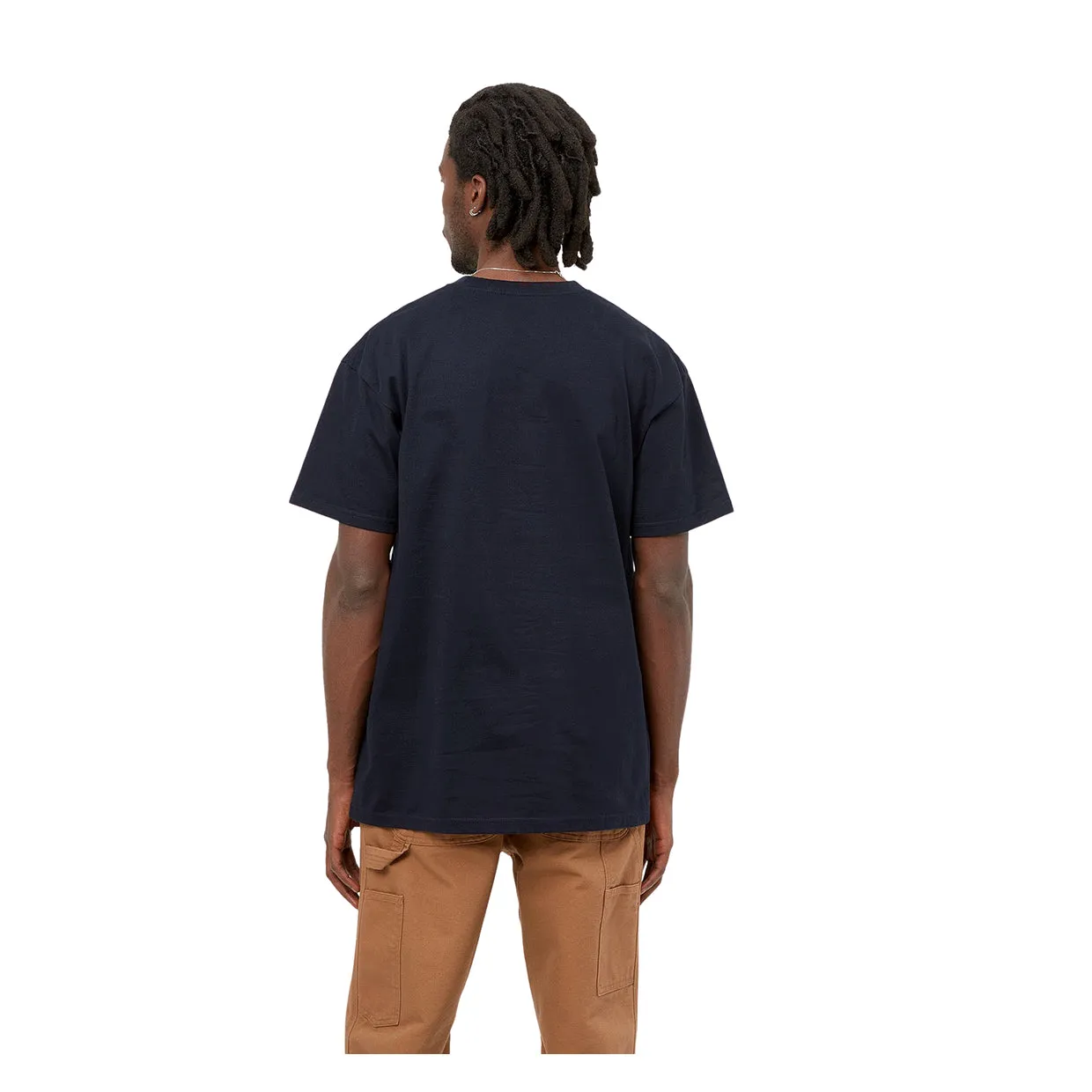 T-shirt Carhartt WIP S/S Chase Blu Navy