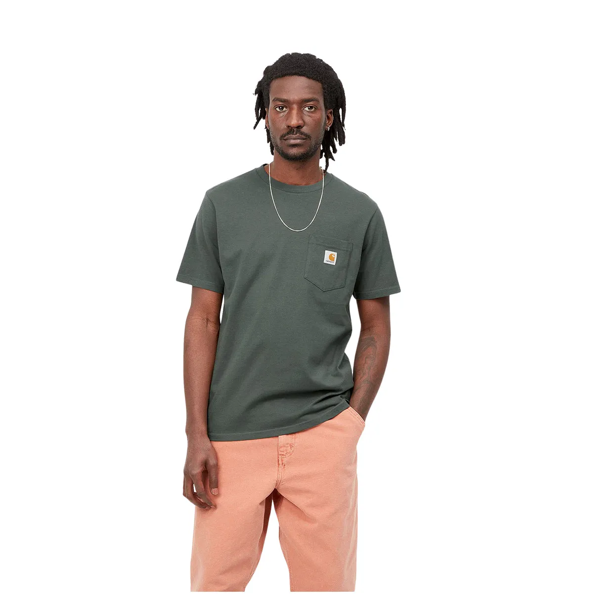 T-shirt Carhartt WIP  S/S Pocket Verde