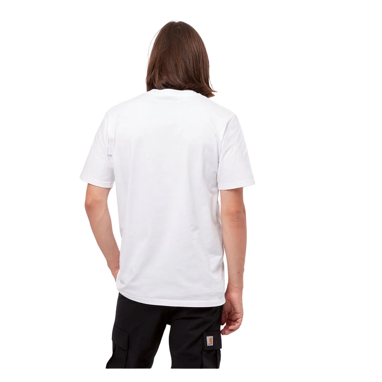 T-shirt Carhartt WIP  S/S Script Bianco