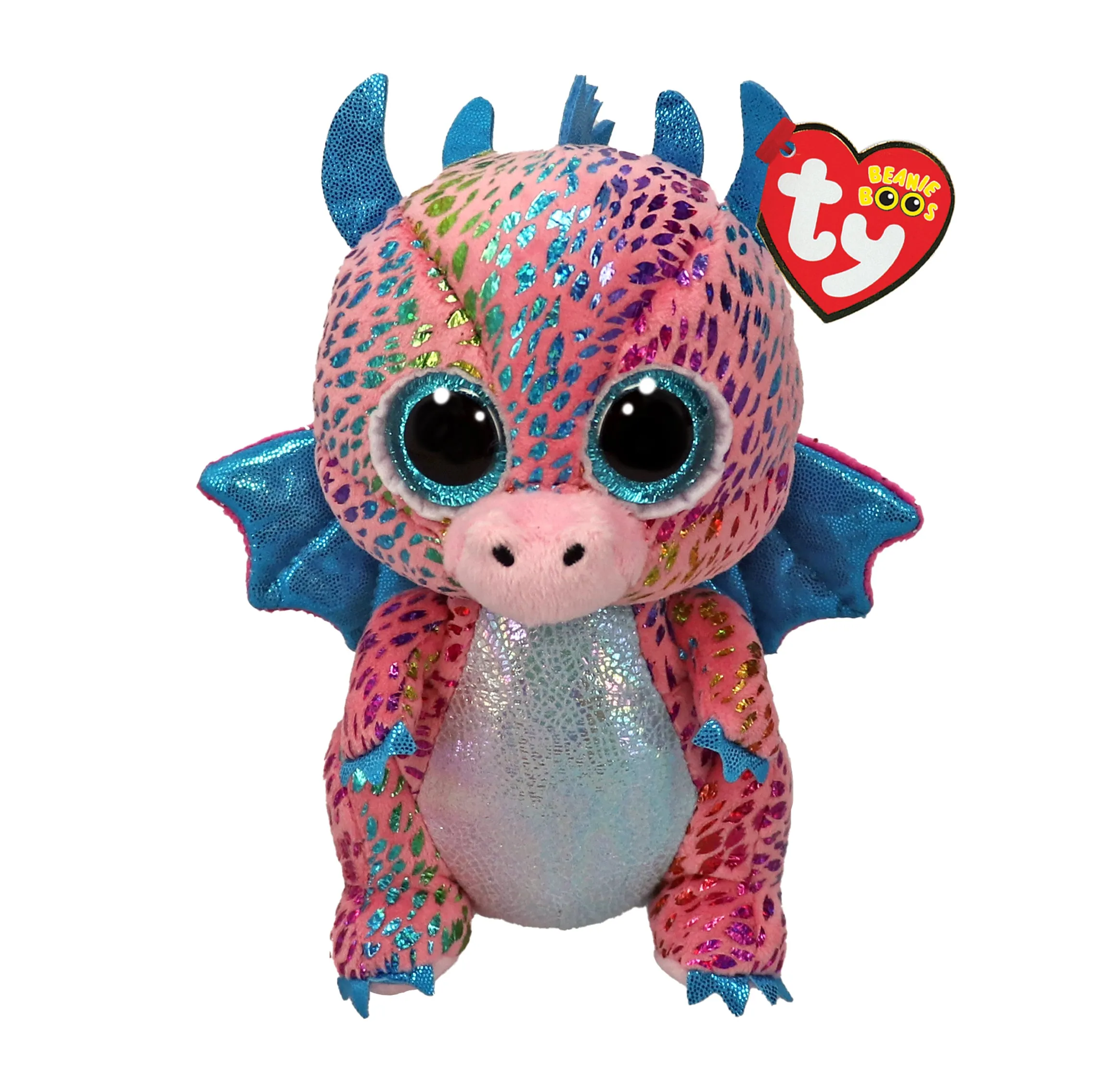 Ty Flint the Multi Color Dragon Beanie Boo