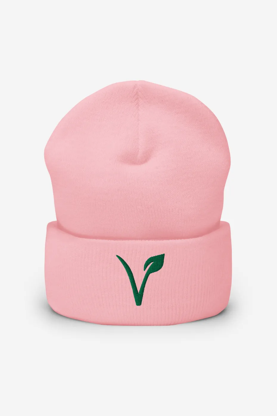 V Leaf Cuffed Beanie