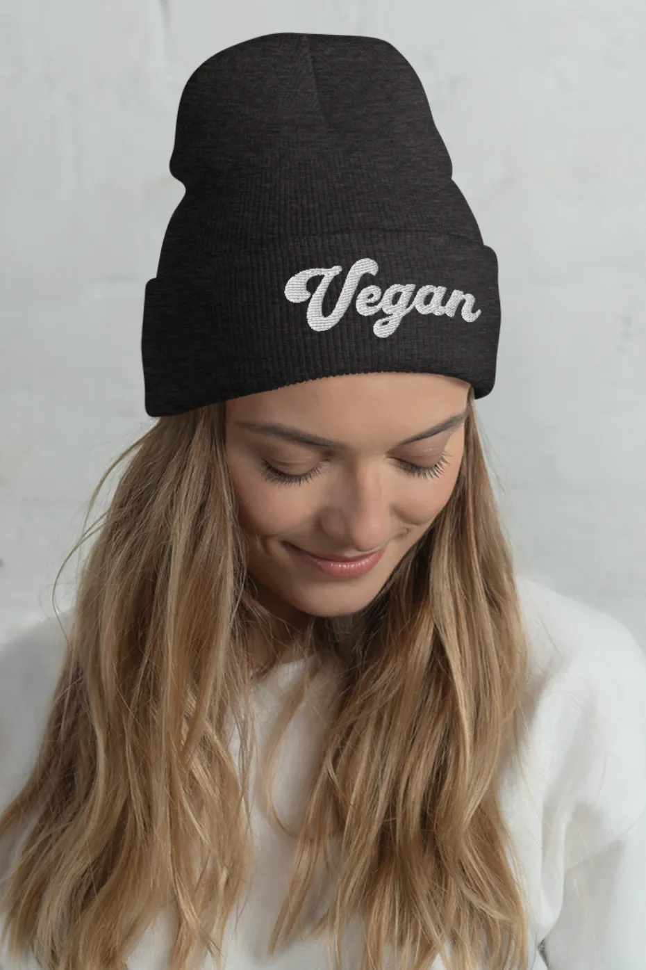 Vegan Cuffed Beanie