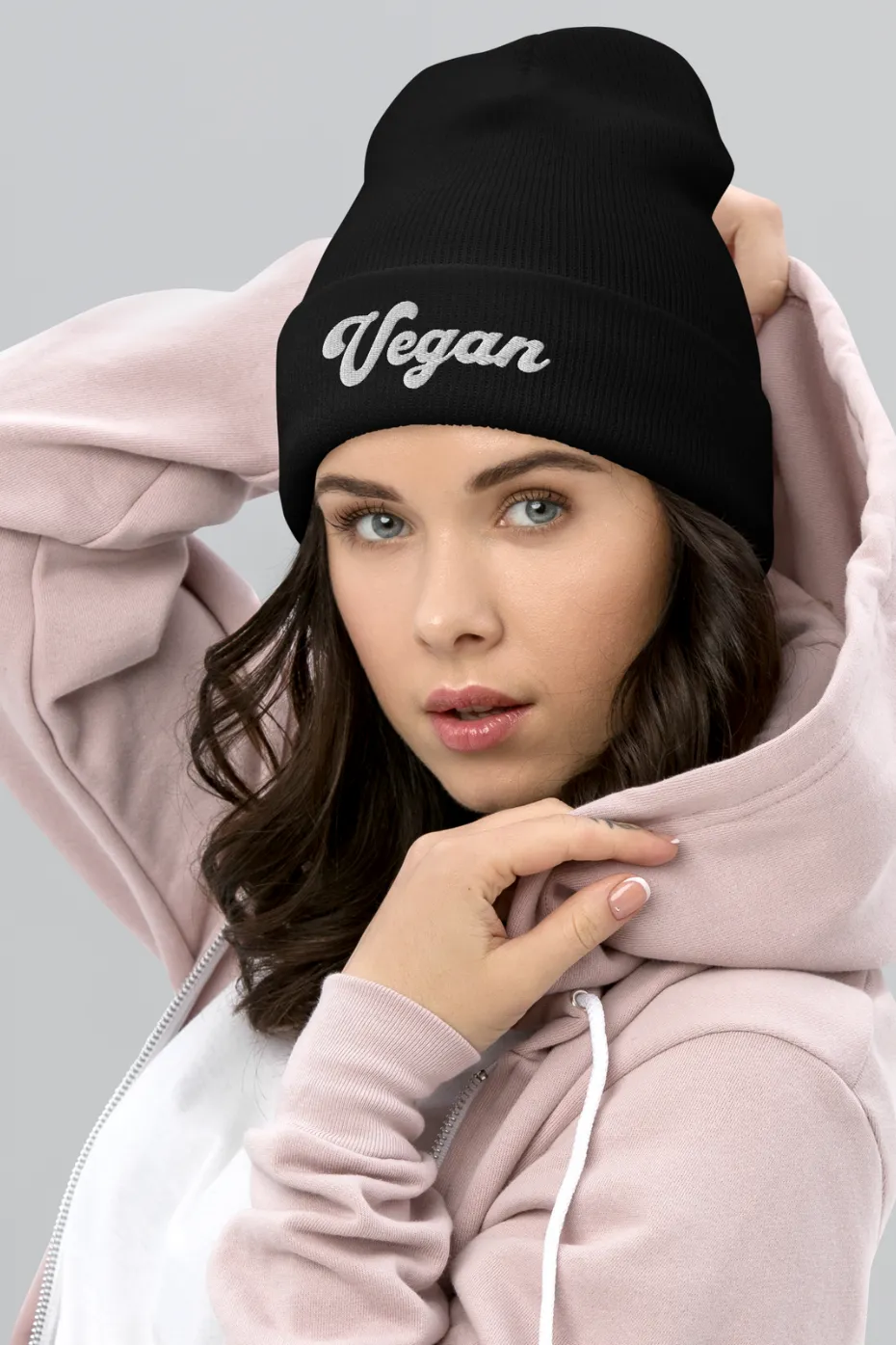 Vegan Cuffed Beanie