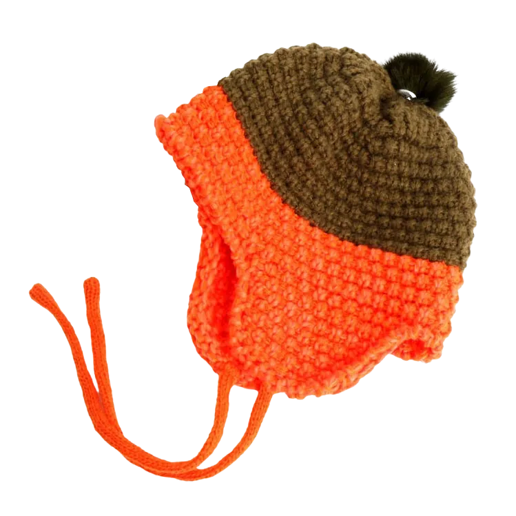 Winter Earflaps Sweater Hats Beanies Unisex Infant Toddler Cute Knitted Accessory Girls Boys Soft Warm