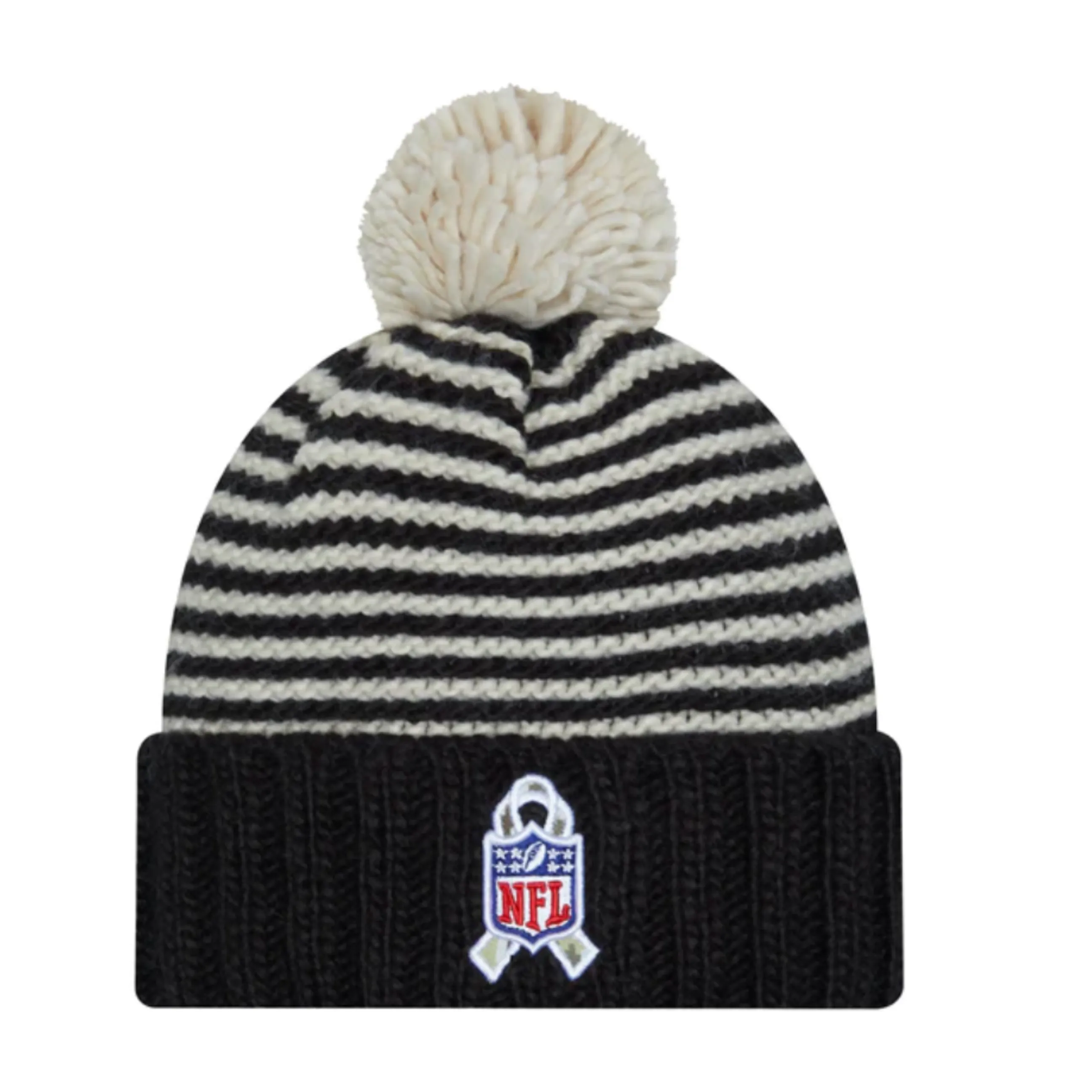 Women's New Era Bills 2023 Salute To Service Pom Knit Hat