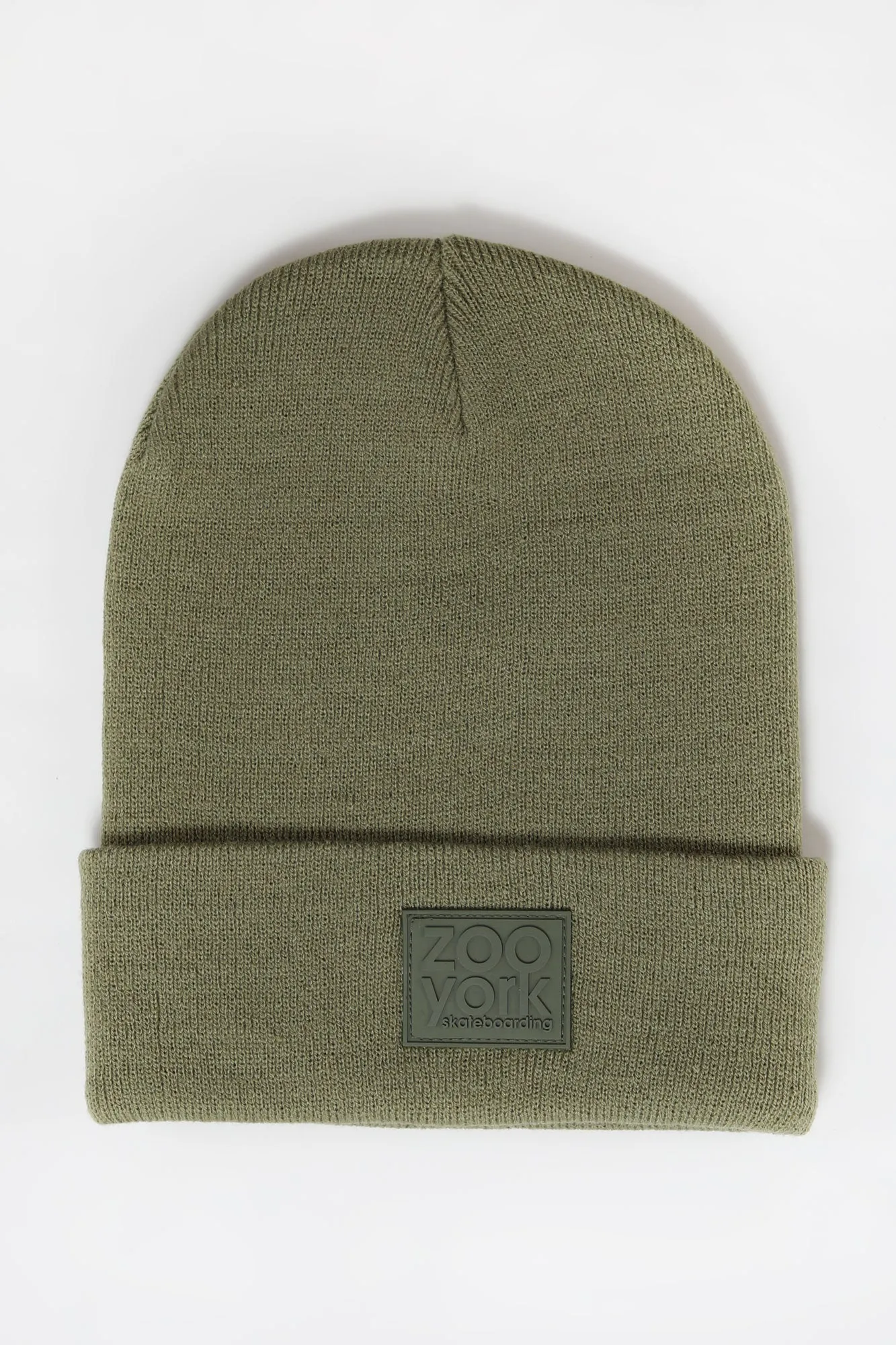 Zoo York Unisex Patch Logo Long Beanie